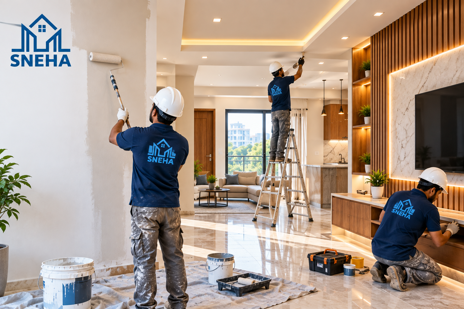 Painting Interior and Finishing